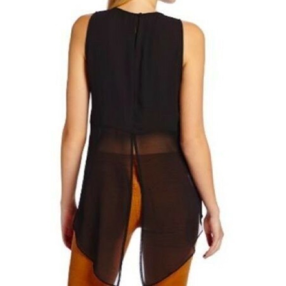 BCBG MAXAZRIA DANNA SLEEVELESS EMBELLISHED TOP - Picture 2 of 6